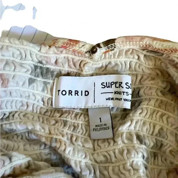 TORRID Frilly Tank/Blouse, Size 1X - Picture 4 of 4